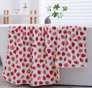 Strawberry Bath Towel Hand Towel   482484 - TUZZUT Qatar Online Shopping