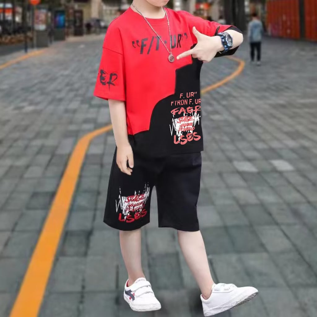 2 Pcs Boys Pants Suit 282615 - (5-6Y) 2 Pcs Boys Pants Suit 282615 - (5-6Y)