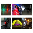 2 Pcs Set Multicolor LED Aircraft Light Strobe Light For Helmets Airplane Drone Light, IP54, Rechargeable - Tuzzut.com Qatar Online Shopping
