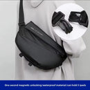 Men's Crossbody Waterproof Multi-Functional Chest Bag   811 - TUZZUT Qatar Online Shopping