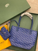 Tote in Blue Signature Bag 013910000 - TUZZUT Qatar Online Shopping