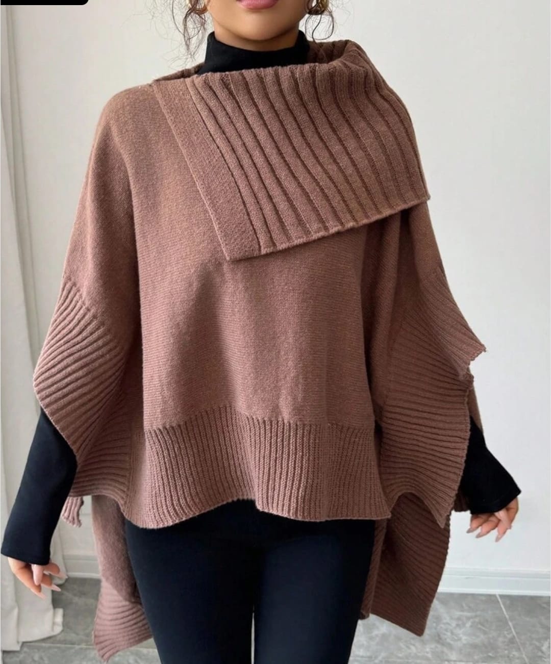 Womens Winter Cape Sweater 68332 Womens Winter Cape Sweater 68332