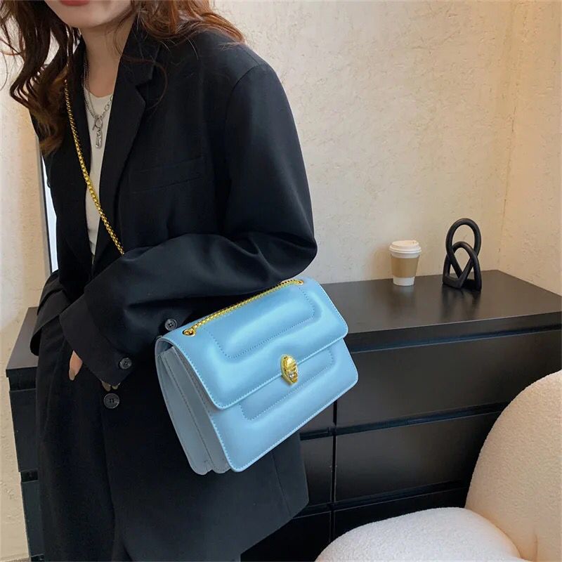 Solid Color Purses And Handbags Ladies Designer Handbags Famous Brands Women's Bag Leather S4396580 - Tuzzut.com Qatar Online Shopping