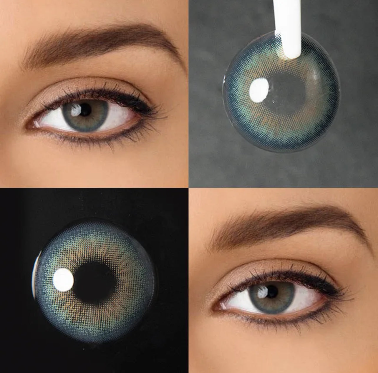 Unibling Galaxy Blue Contact Lenses for Eyes (1 Pair) Unibling Galaxy Blue Contact Lenses for Eyes (1 Pair)