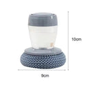 1pc Portable Kitchen Soap Dispensing Dishwashing Tool Brush S4103991 - TUZZUT Qatar Online Shopping