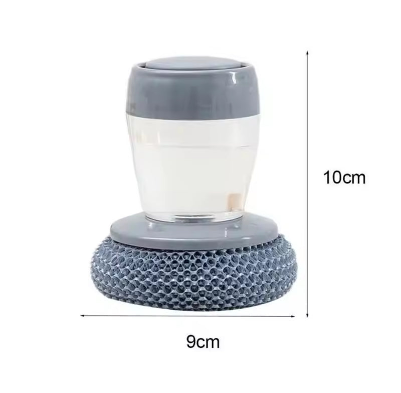 1pc Portable Kitchen Soap Dispensing Dishwashing Tool Brush S4103991 - TUZZUT Qatar Online Shopping