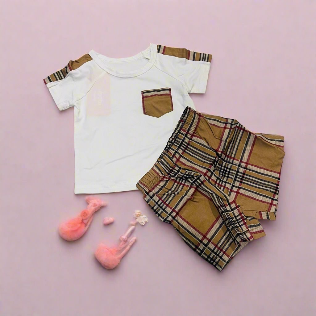 Summer's New Stylish Short-Sleeved Shirt And Casual Shorts 1550623 Summer's New Stylish Short-Sleeved Shirt And Casual Shorts 1550623