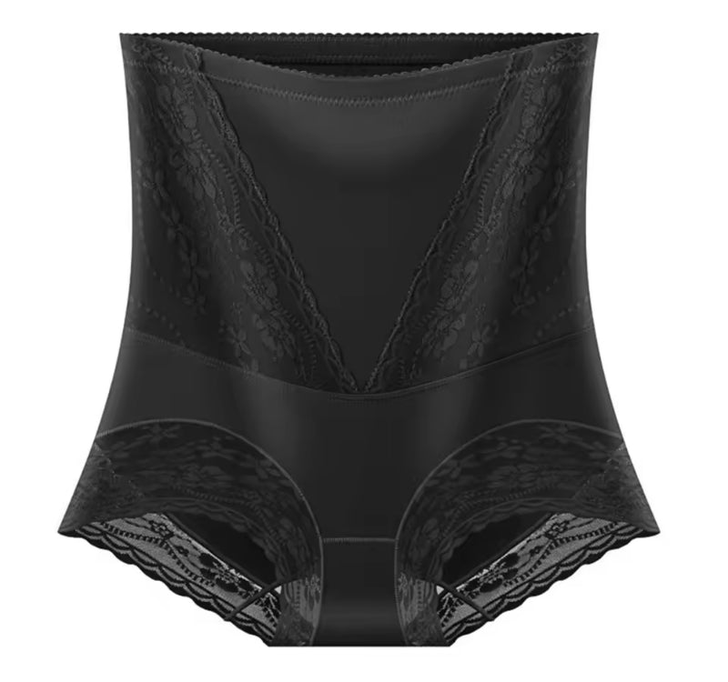 Lace Flowers Postpartum Body Shaper High Waist Shapewear138661 - TUZZUT Qatar Online Shopping