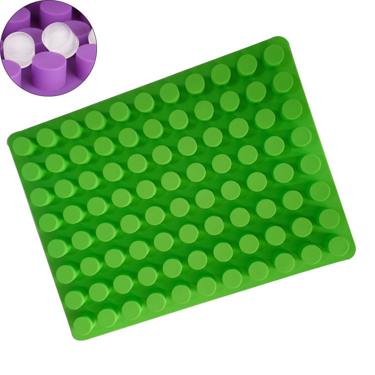 88-Cavities Mini Round Shaped Silicone Mold, Small Ice Ball Mold Tray, Cylinder Baking Mat Cooking Sheet S4566491 - TUZZUT Qatar Online Shopping