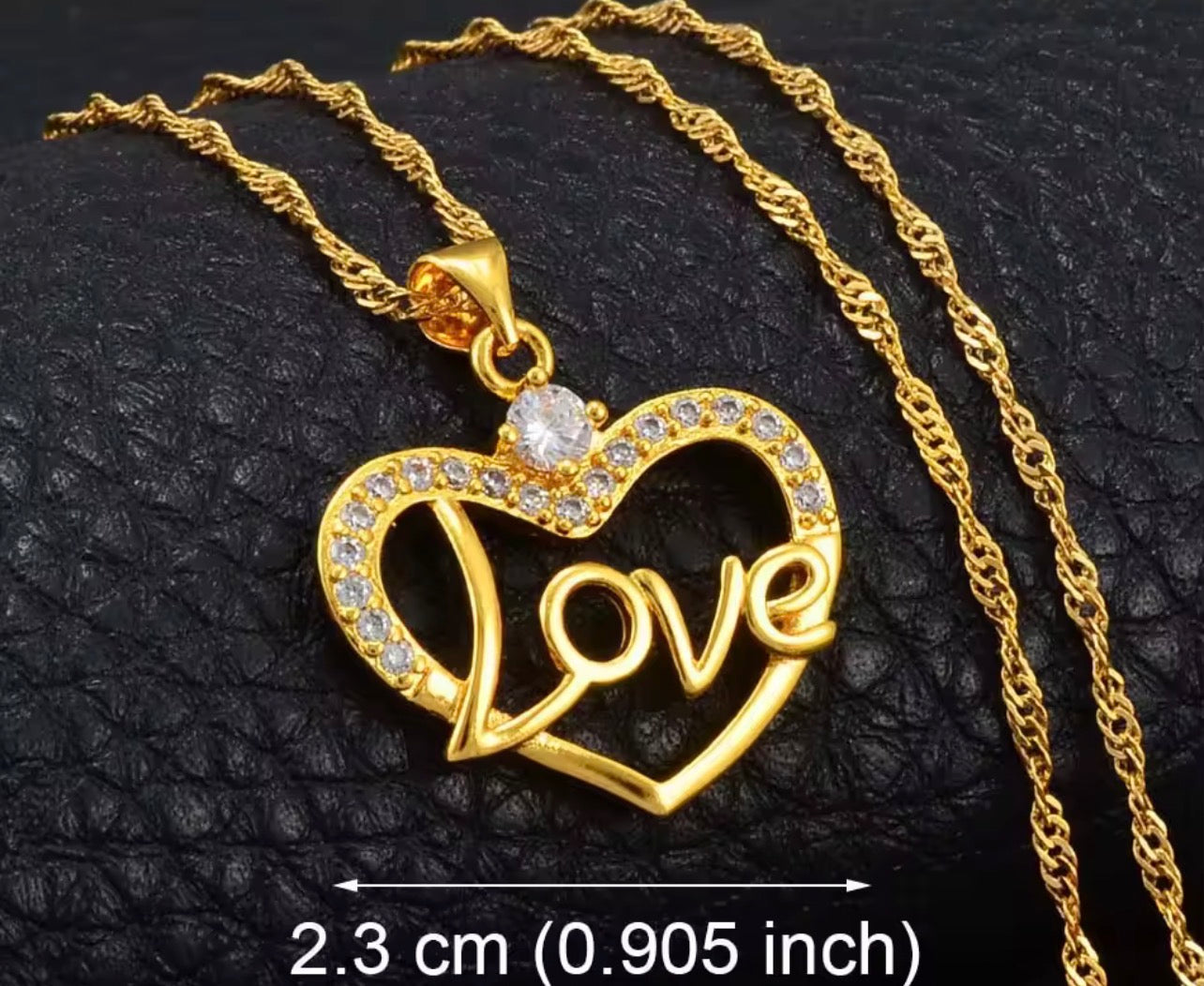 Women Heart Shape Fashion Necklace 1420