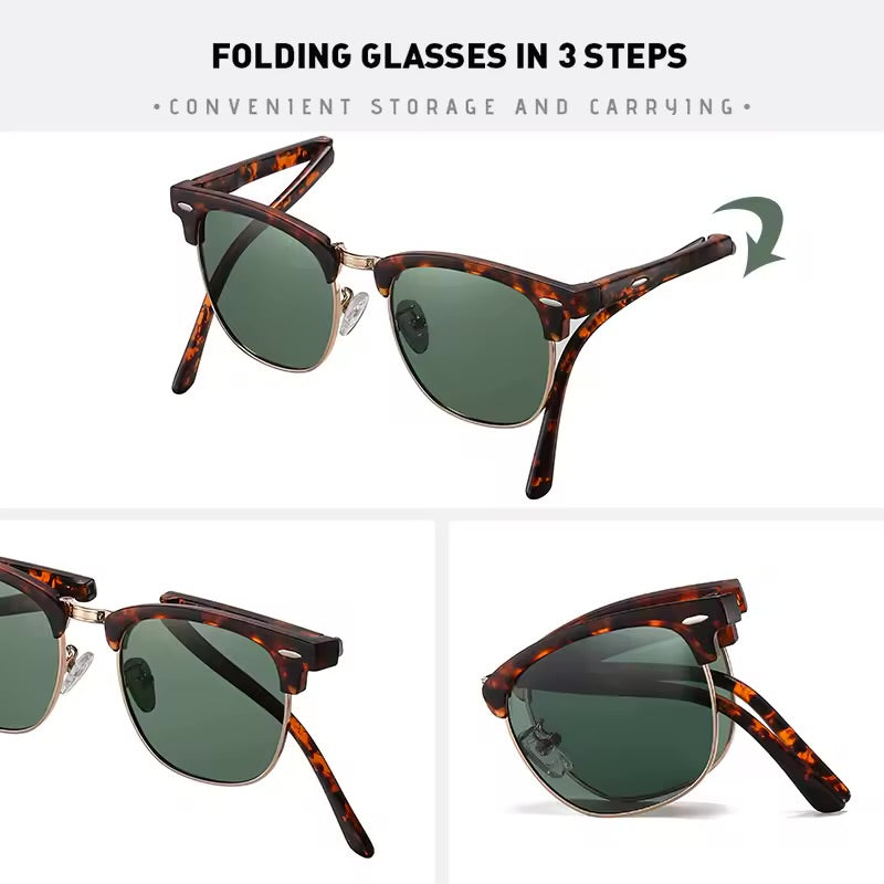 Polarized Foldable Sunglasses Men Women S4963105