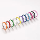 1pc Fashion Multicolor Silver Rings Women S3669672(Size8