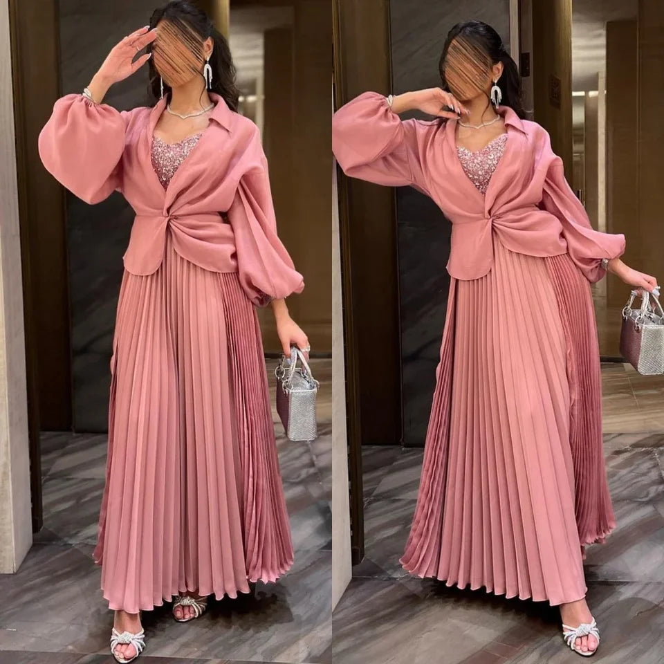 V-Neck A-Line Anke Length Evening Dresses S5017447 V-Neck A-Line Anke Length Evening Dresses S5017447