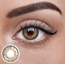 Unibling Iffy Brown Contact Lenses for Eyes (1 Pair) - TUZZUT Qatar Online Shopping
