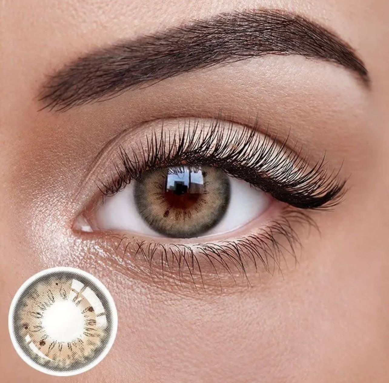Unibling Iffy Brown Contact Lenses for Eyes (1 Pair) Unibling Iffy Brown Contact Lenses for Eyes (1 Pair)