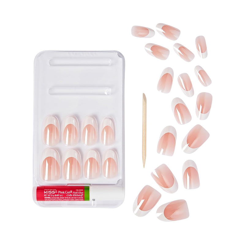24pcs Natural Delicate & Comfortable Removable Fake Nails  477011 - TUZZUT Qatar Online Shopping
