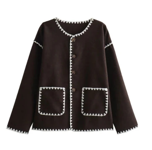 Women's Button Down Long Sleeve Wool Coat 55676 Women's Button Down Long Sleeve Wool Coat 55676