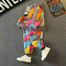 Children Baby Boy Long Sleeve Sweatshirt Pullover Tops + Joggers Pants Outfit Set 2-3Y 1532975 - TUZZUT Qatar Online Shopping