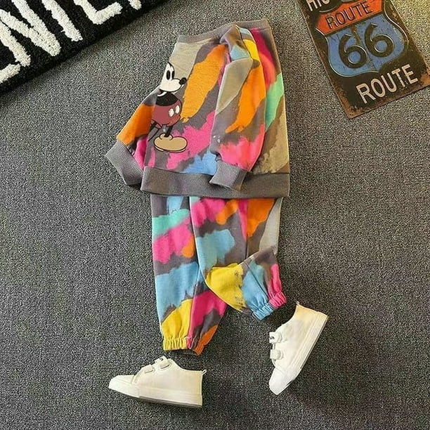 Children Baby Boy Long Sleeve Sweatshirt Pullover Tops + Joggers Pants Outfit Set 2-3Y 1532975 - TUZZUT Qatar Online Shopping