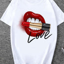 Women's Letter/Number T-Shirts L 525005 - TUZZUT Qatar Online Shopping