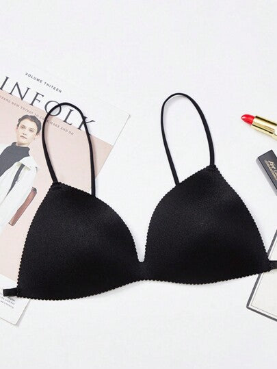 Beautiful Back Underwear Girls Thin Up Bra Strapless No Ring Sexy Small Triangle Bikini Tank Top for Women   232650 - TUZZUT Qatar Online Shopping