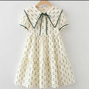 Kids Lapel Dress, Princess Dress   423781 - TUZZUT Qatar Online Shopping