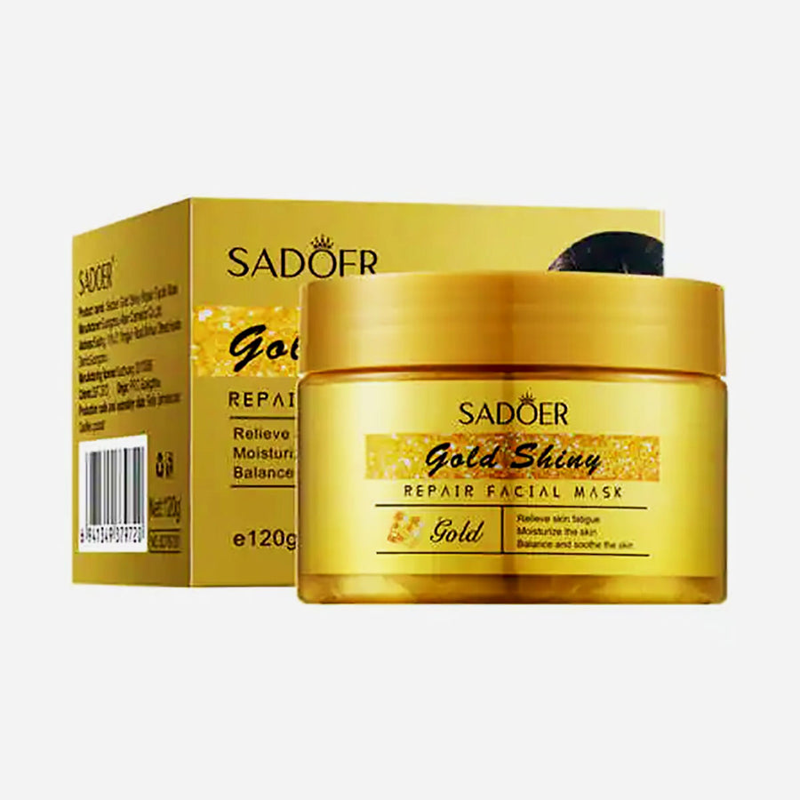 SADOER Gold Shiny Moisturizing Soothing Oil Control Refreshing Facial Mask 120g