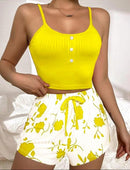 Women Short Sets Pants Casual 2 Piece Sets   560947 - TUZZUT Qatar Online Shopping