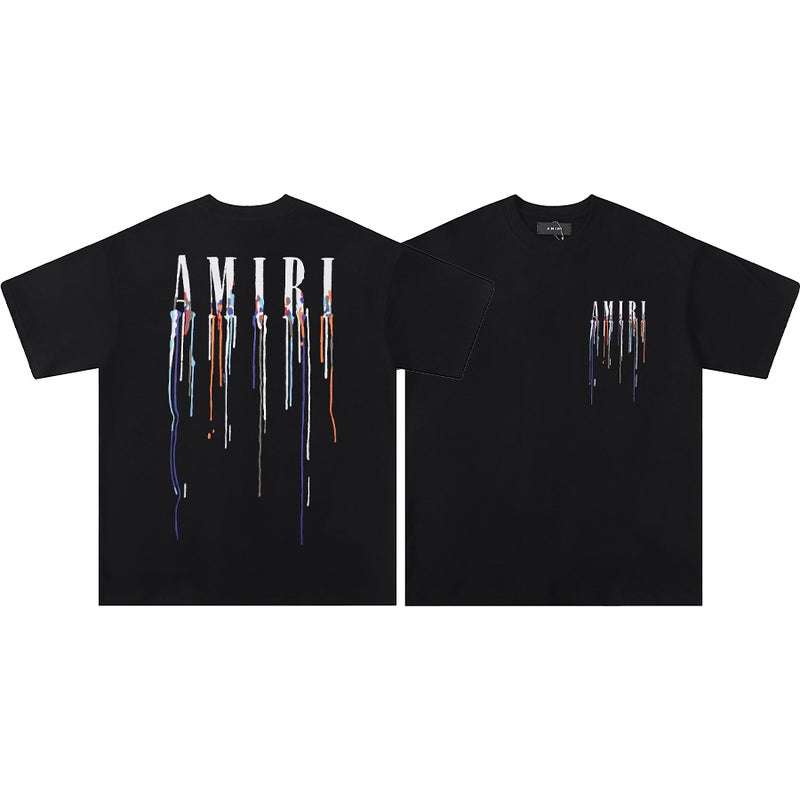 Generic AMIRI Summer Short Sleeve Splatter Tee for Men S4540194 Generic AMIRI Summer Short Sleeve Splatter Tee for Men S4540194