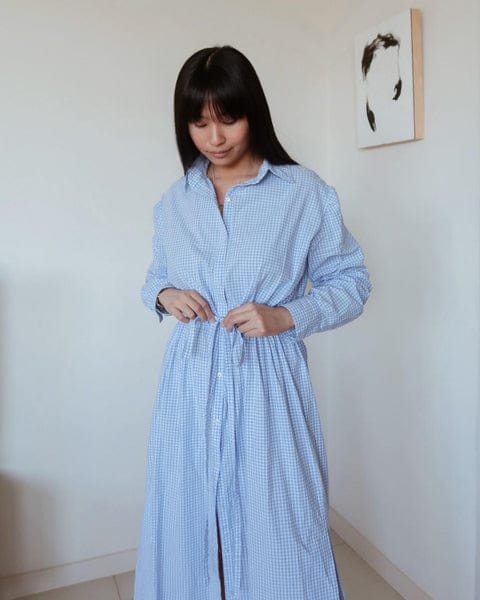 Women's Blouse Dress, Loose Long Sleeve Maxi Dress 1140098 Women's Blouse Dress, Loose Long Sleeve Maxi Dress 1140098