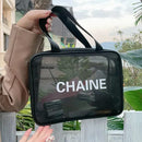 Travel Canvas Makeup Bag Cosmetic Carry Bag Toiletries Organizer for Women S4616967 - TUZZUT Qatar Online Shopping