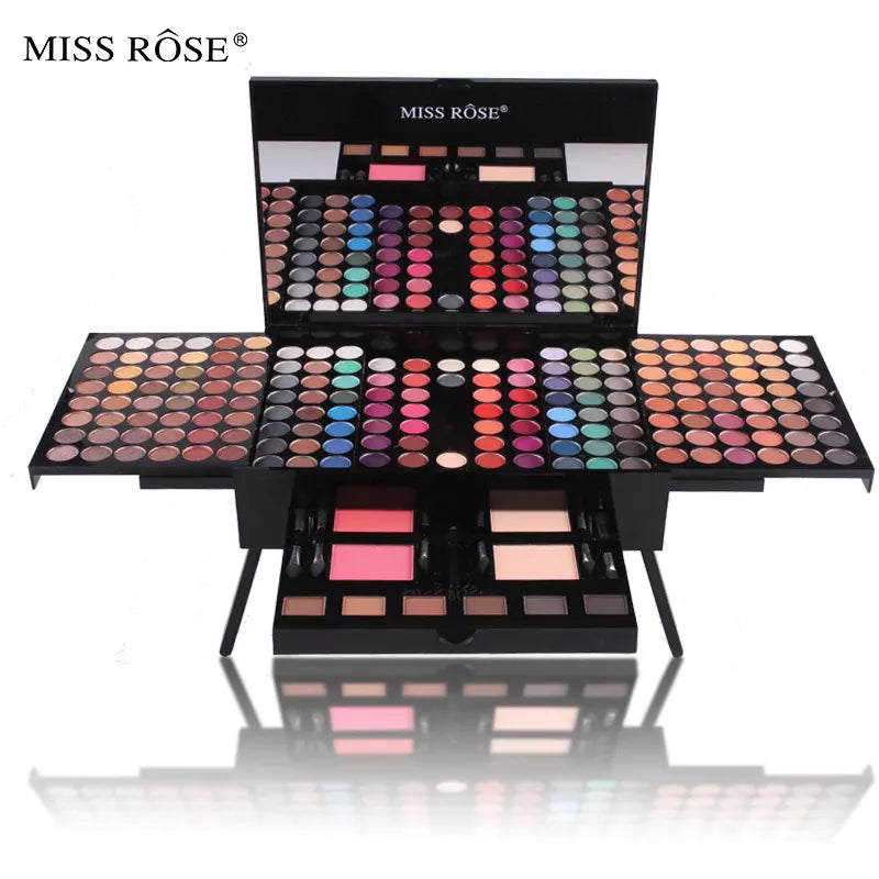 Miss Rose 180 Color Eyeshadow Blush Makeup Palette