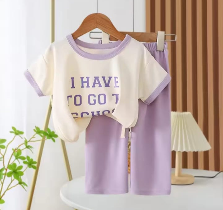 Children Summer T-shirts+Pants 2 Piece Sets 1672534 Children Summer T-shirts+Pants 2 Piece Sets 1672534