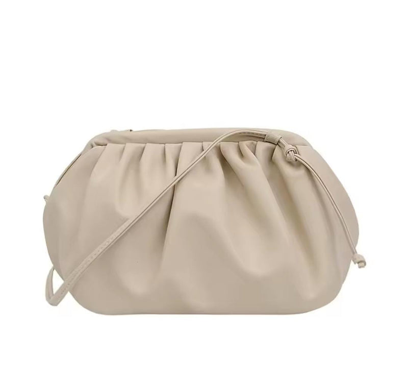 Women's Fashion Cloud-wrapped Soft PU Leather Small Crossbody Bag   X1395679 - TUZZUT Qatar Online Shopping