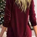 Popular Female Top Comfortable Women Blouse U Neck Casual Women Shirt Blouse Costume Everyday Wear S X3964121 - Tuzzut.com Qatar Online Shopping