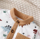 Kid's Summer Dinosaur Short Sleeve Short Pants 2pcs Outfits   1462959 - TUZZUT Qatar Online Shopping