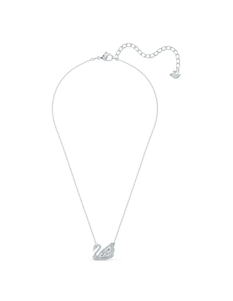 Swan White Necklace DN2062 - TUZZUT Qatar Online Shopping