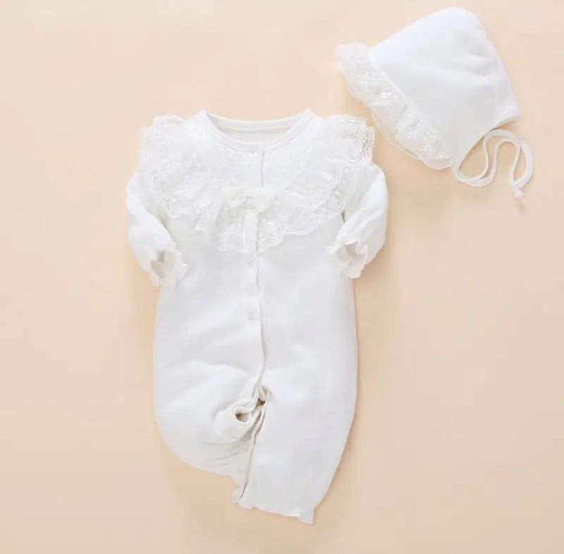 Baby Boy Girl Rompers Cotton Newborn Infant Baptism Birthday 6-9 Months 20290927 - Tuzzut.com Qatar Online Shopping