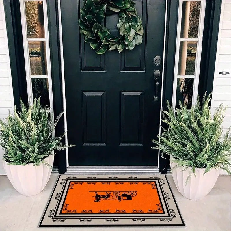 Traditional Holiday Design Doormat 489606 - TUZZUT Qatar Online Shopping