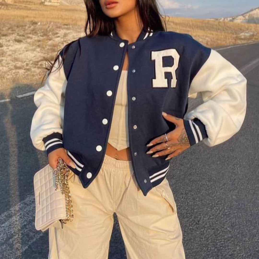 Women's Baseball Jacket 595872 XL Women's Baseball Jacket 595872 XL