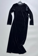 Women Long Sleeve Velvet Dress   B188662 - TUZZUT Qatar Online Shopping