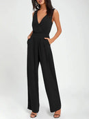 Jumpsuit Office Lady Loose Jumpsuits JVOQX3 - Tuzzut.com Qatar Online Shopping