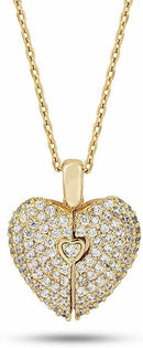 Broken Heart Necklace BH999 - TUZZUT Qatar Online Shopping