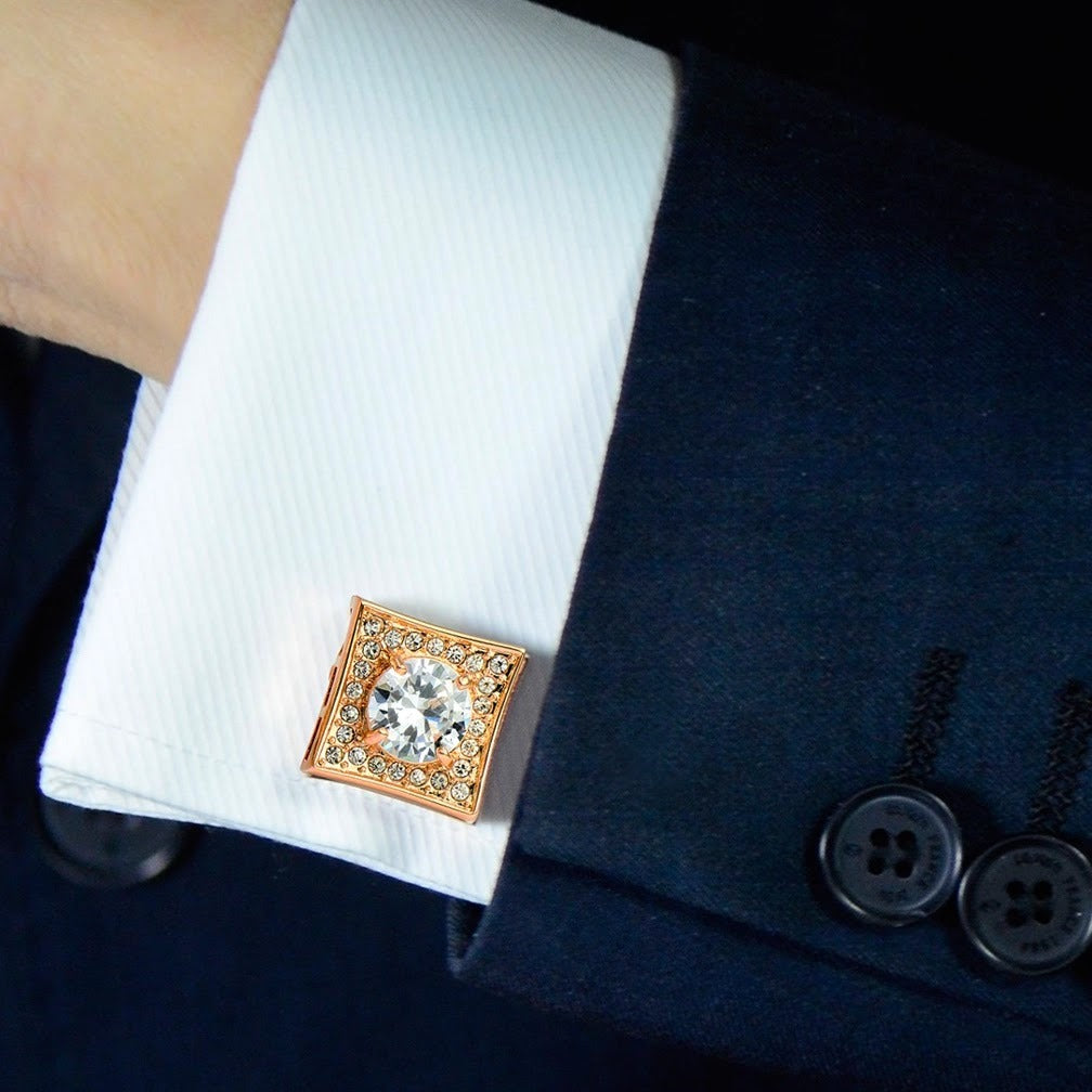 Men's Crystal Cufflinks X467666 Men's Crystal Cufflinks X467666