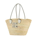 Palmito Raffia Tote Bag MM607 - TUZZUT Qatar Online Shopping
