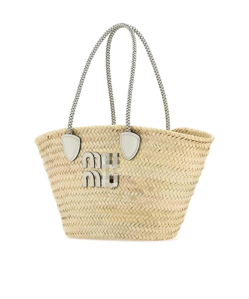 Palmito Raffia Tote Bag MM607 - TUZZUT Qatar Online Shopping
