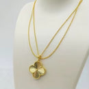 Magic Yellow Gold Long Necklace DN2070 - TUZZUT Qatar Online Shopping