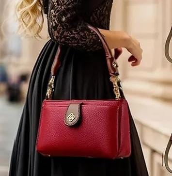 Fashion Simplicity Top Handle Crossbody Handbag B2885 - TUZZUT Qatar Online Shopping