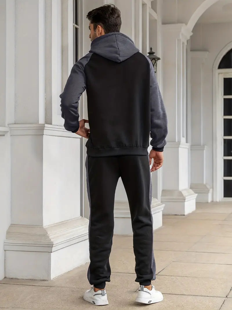 Men's Athletic Casual Sweatsuit Set TZ1206 - TUZZUT Qatar Online Shopping