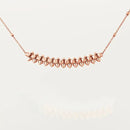 Clash Pendant Necklace Rose Gold DN2032 - TUZZUT Qatar Online Shopping